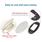 Car Sunshade Makeup Mirror Sun Visor for BMW mini R50R56, Left Driving (Grey)