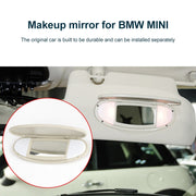 Car Sunshade Makeup Mirror Sun Visor for BMW mini R50R56, Left Driving (Black)