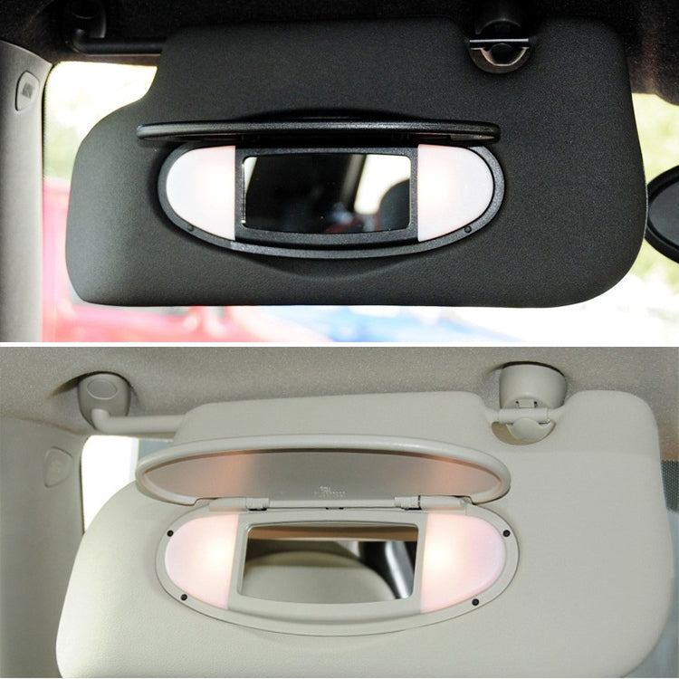 Car Sunshade Makeup Mirror Sun Visor for BMW mini R50R56, Left Driving (Black)