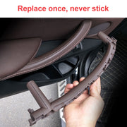 Car Right Side Inside Doors Handle Pull Trim Cover for BMW X5 / X6, Left Driving (Grey White)