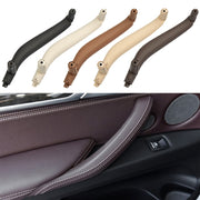 Car Left Side Inside Doors Handle Pull Trim Cover for BMW X5 / X6, Left Driving (Orange)