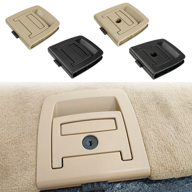 Car Rear Trunk Mat Carpet Handle without Hole 51479120283 for BMW X5 / X6 2006-2013, Left Driving (Black)