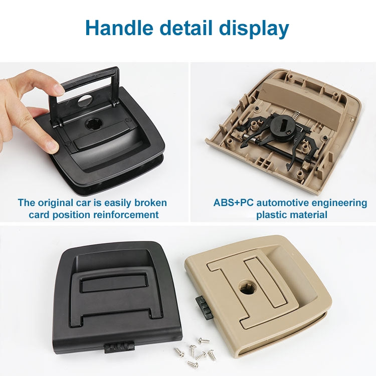 Car Rear Trunk Mat Carpet Handle without Hole 51479120283 for BMW X5 / X6 2006-2013, Left Driving (Black)
