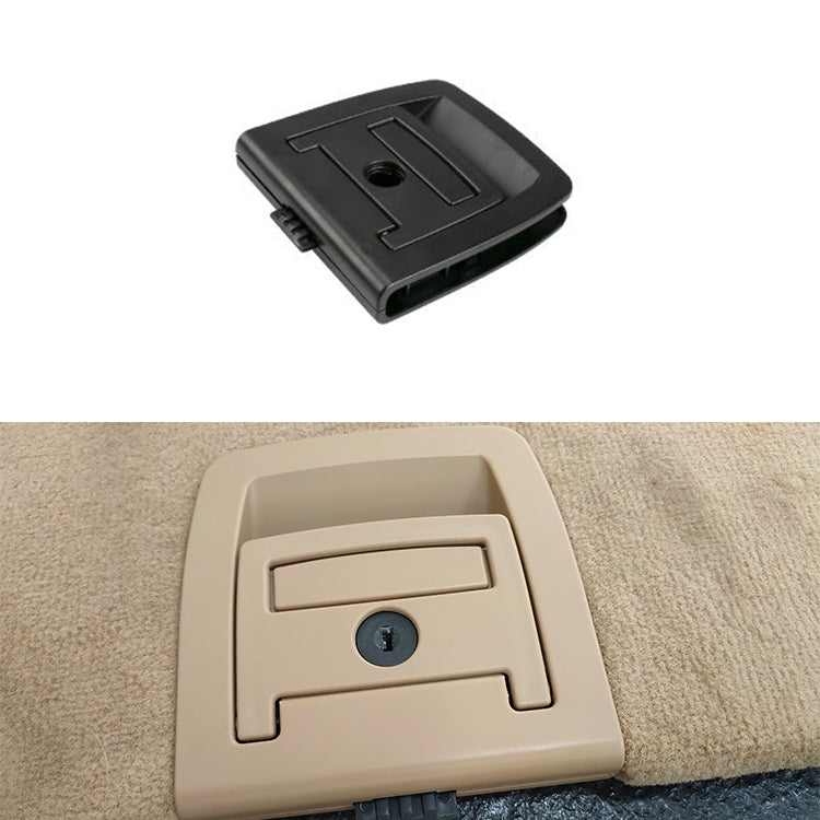 Car Rear Trunk Mat Carpet Handle with Hole 51479120283 for BMW X5 / X6 2006-2013, Left Driving (Black)