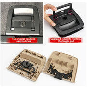 Car Rear Trunk Mat Carpet Handle with Hole 51479120283 for BMW X5 / X6 2006-2013, Left Driving (Beige)