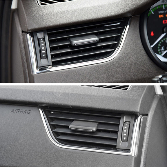Car Middle Right Side No.3 Air Conditioning Exhaust Switch Paddle for Skoda Octavia 2014-2019, Left Driving