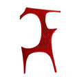 Carbon Fiber Car Gear Panel Sticker for Chevrolet Corvette C5 1998-2004, Left Drive (Red) - Car Interior Mouldings by PMC TechLife | Online Shopping South Africa | PMC TechLife | Buy Now Pay Later Mobicred