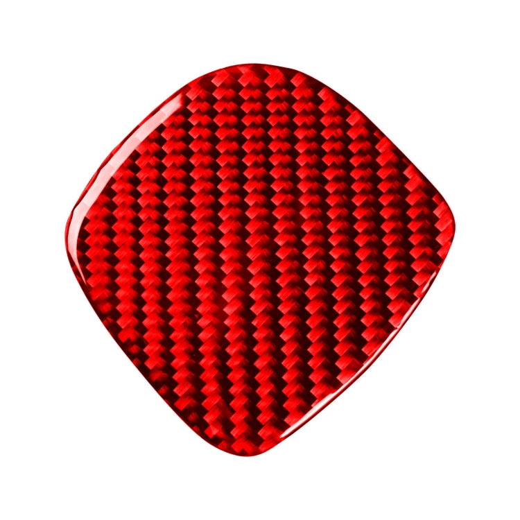 3 in 1 Carbon Fiber Car Gear Panel Sticker Kits A for Chevrolet Corvette C5 1998-2004, Left Drive (Red)