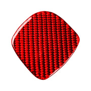 3 in 1 Carbon Fiber Car Gear Panel Sticker Kits B for Chevrolet Corvette C5 1998-2004, Left Drive (Red)