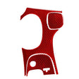 3 in 1 Carbon Fiber Car Gear Panel Sticker Kits C for Chevrolet Corvette C5 1998-2004, Left Drive (Red) - Car Interior Mouldings by PMC TechLife | Online Shopping South Africa | PMC TechLife | Buy Now Pay Later Mobicred