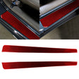 2 in 1 Car Carbon Fiber Threshold Sticker for Chevrolet Corvette C5 1998-2004, Left Drive(Red) - Car Interior Mouldings by PMC TechLife | Online Shopping South Africa | PMC TechLife | Buy Now Pay Later Mobicred