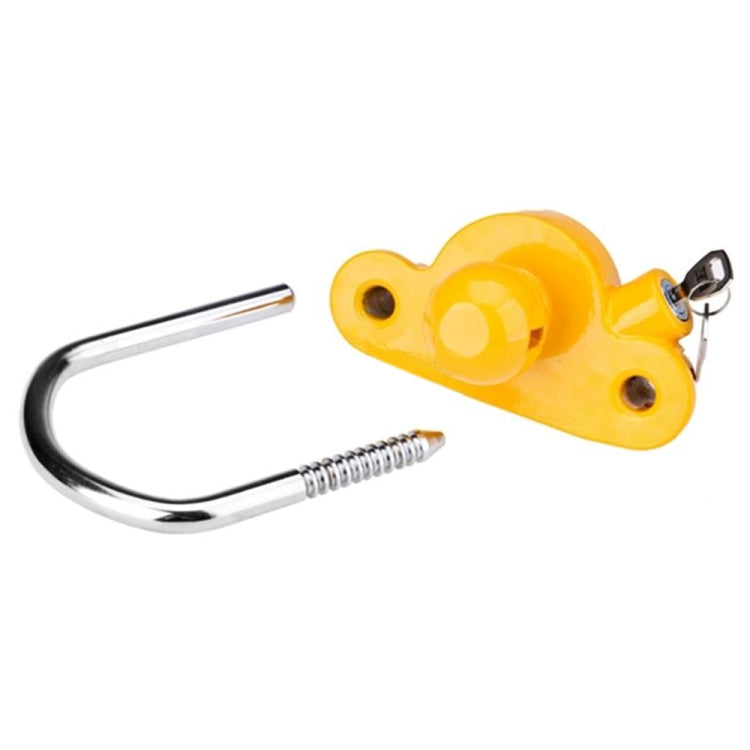 Universal Trailer Ball Hitch Coupler Lock Adjustable Trailer U Shape Coupling Lock, Random Color Delivery