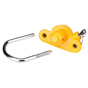 Universal Trailer Ball Hitch Coupler Lock Adjustable Trailer U Shape Coupling Lock, Random Color Delivery
