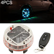 4 PCS Solar LED Car Tire Decoration Flashing Lights Colorful Wheels Hub Atmosphere Lights Infrared Remote Control - Decorative Lights by PMC TechLife | Online Shopping South Africa | PMC TechLife | Buy Now Pay Later Mobicred