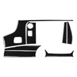 For Chevrolet Corvette C7 2014-2019 Car Central Control Decorative Sticker, Left Drive - Car Interior Mouldings by PMC TechLife | Online Shopping South Africa | PMC TechLife | Buy Now Pay Later Mobicred