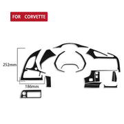 For Chevrolet Corvette C7 2014-2019 16 in 1 Car Dashboard Decorative Sticker, Left Drive
