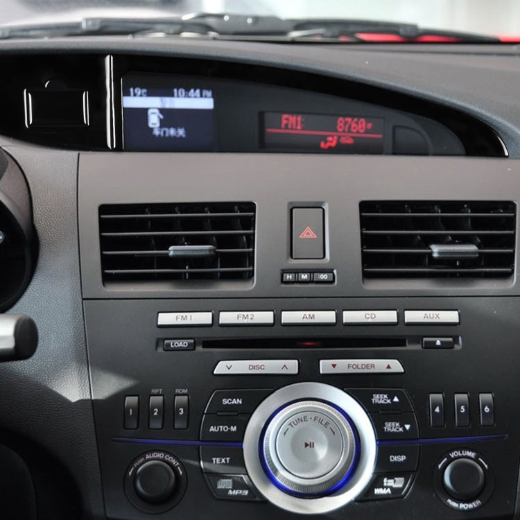 For Mazda 3 Axela 2010-2013 Car Central Display Screen with USB Decorative Sticker, Left Drive