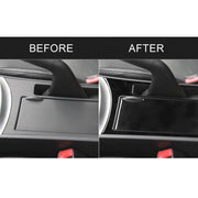 For Mazda 3 Axela 2010-2013 Car Water Cup Holder Panel Decorative Sticker, Left Drive