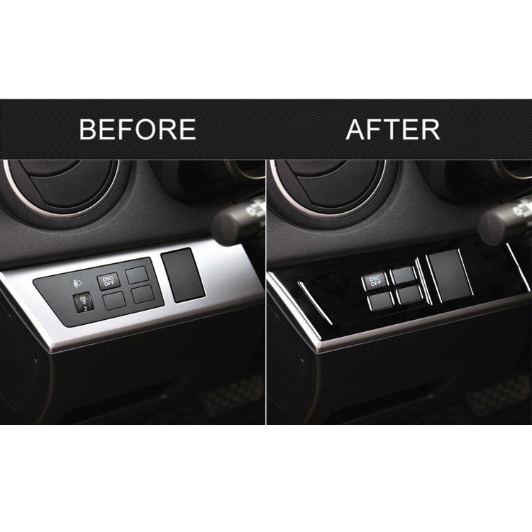 For Mazda 3 Axela 2010-2013 Car Headlight Switch Panel Set Decorative Sticker, Left Drive