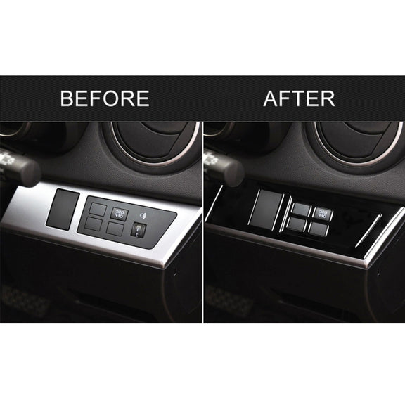 For Mazda 3 Axela 2010-2013 Car Headlight Switch Panel Set Decorative Sticker, Right Drive