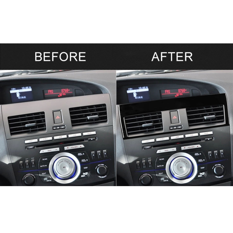 For Mazda 3 Axela 2010-2013 Car Central Vent Decorative Sticker, Left Drive