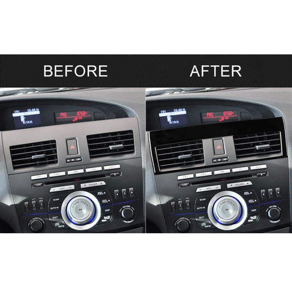 For Mazda 3 Axela 2010-2013 Car Central Vent Decorative Sticker, Left Drive
