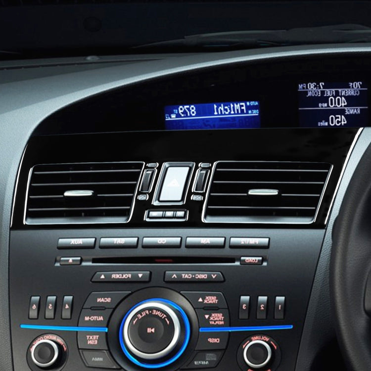 For Mazda 3 Axela 2010-2013 2 in 1 Car Central Vent Set A Decorative Sticker, Right Drive