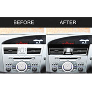For Mazda 3 Axela 2010-2013 2 in 1 Car Central Vent Set A Decorative Sticker, Right Drive