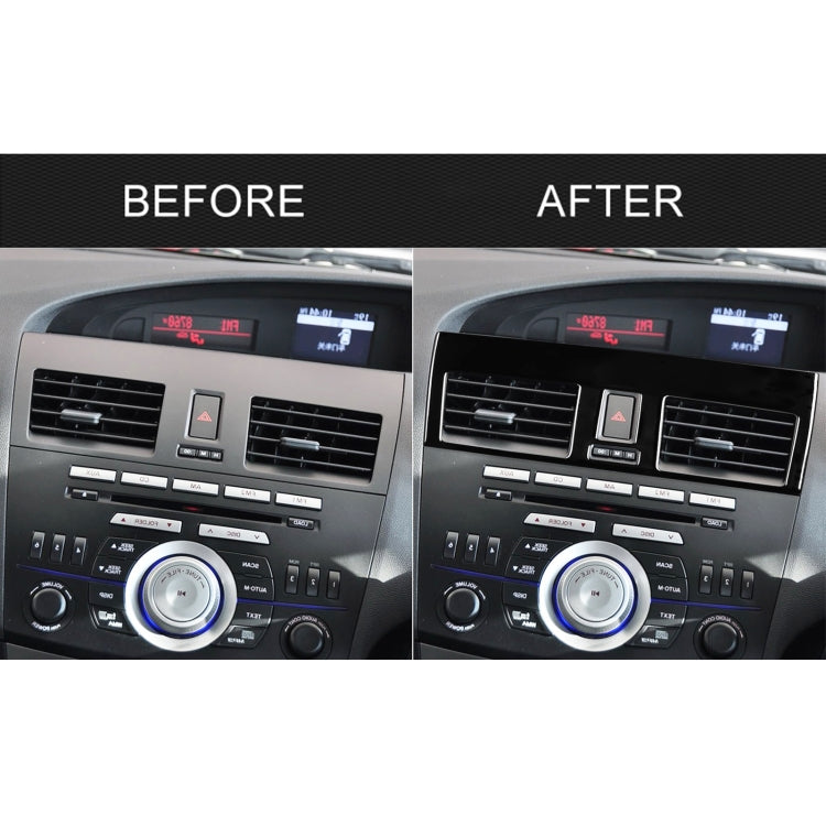 For Mazda 3 Axela 2010-2013 2 in 1 Car Central Vent Set B Decorative Sticker, Right Drive
