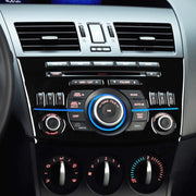 For Mazda 3 Axela 2010-2013 Car Radio Panel Decorative Sticker, Left and Right Drive Universal