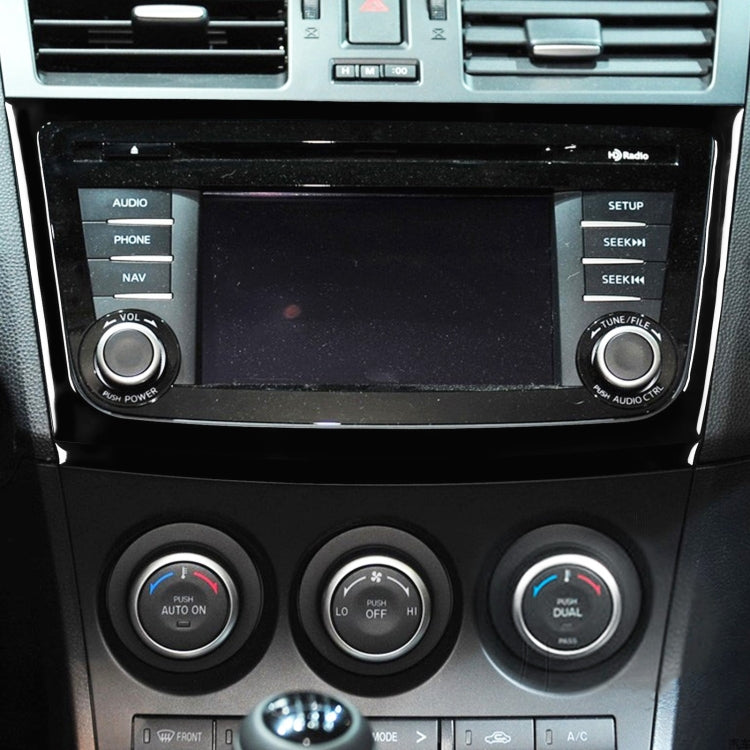 For Mazda 3 Axela 2010-2013 Car Navigation Outside Frame Decorative Sticker, Left and Right Drive Universal