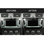 For Mazda 3 Axela 2010-2013 Car Navigation Outside Frame Decorative Sticker, Left and Right Drive Universal