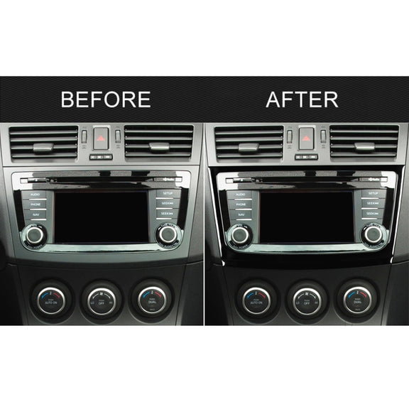 For Mazda 3 Axela 2010-2013 Car Navigation Outside Frame Decorative Sticker, Left and Right Drive Universal