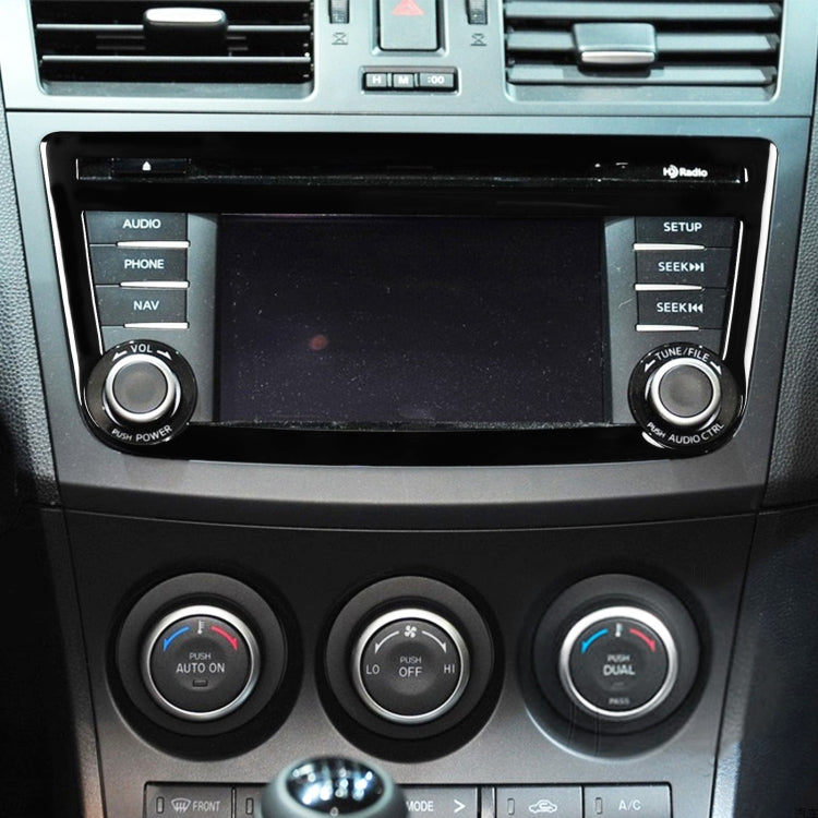 For Mazda 3 Axela 2010-2013 Car Navigation Insdie Frame Decorative Sticker, Left and Right Drive Universal