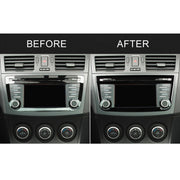 For Mazda 3 Axela 2010-2013 Car Navigation Insdie Frame Decorative Sticker, Left and Right Drive Universal