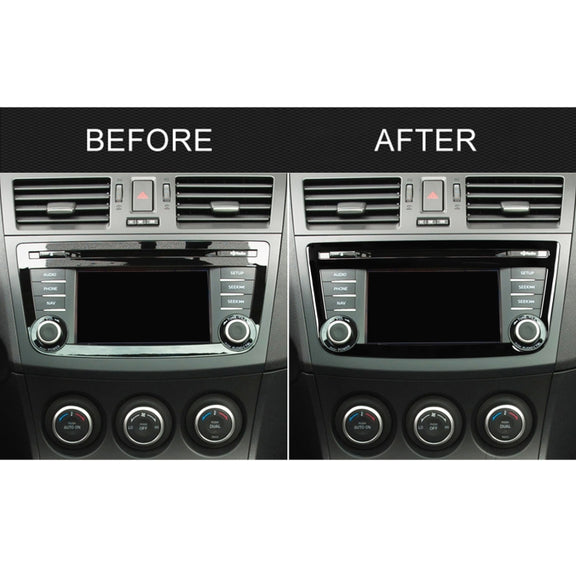 For Mazda 3 Axela 2010-2013 Car Navigation Insdie Frame Decorative Sticker, Left and Right Drive Universal