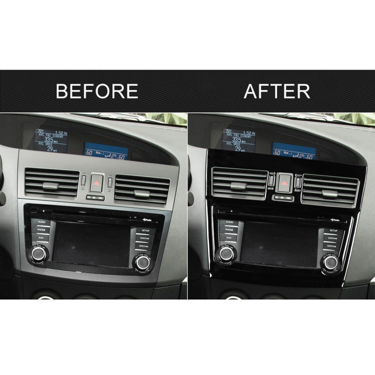 For Mazda 3 Axela 2010-2013 5 in 1 Car Central Control Navigation Set A Decorative Sticker, Left Drive