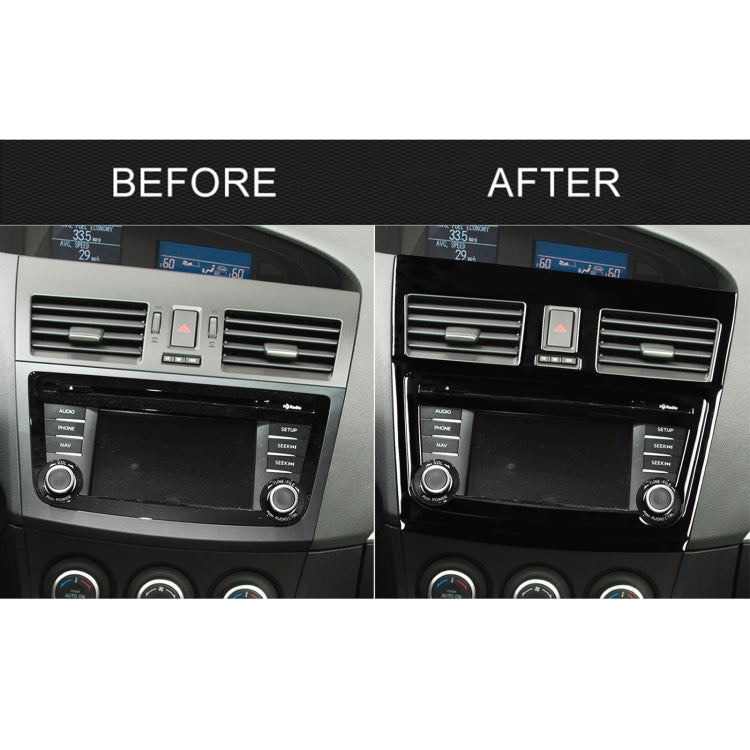 For Mazda 3 Axela 2010-2013 5 in 1 Car Central Control Navigation Set B Decorative Sticker, Left Drive