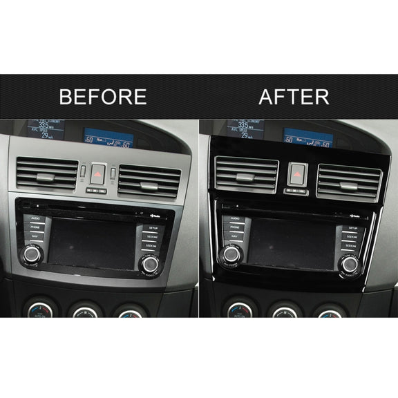 For Mazda 3 Axela 2010-2013 5 in 1 Car Central Control Navigation Set B Decorative Sticker, Left Drive
