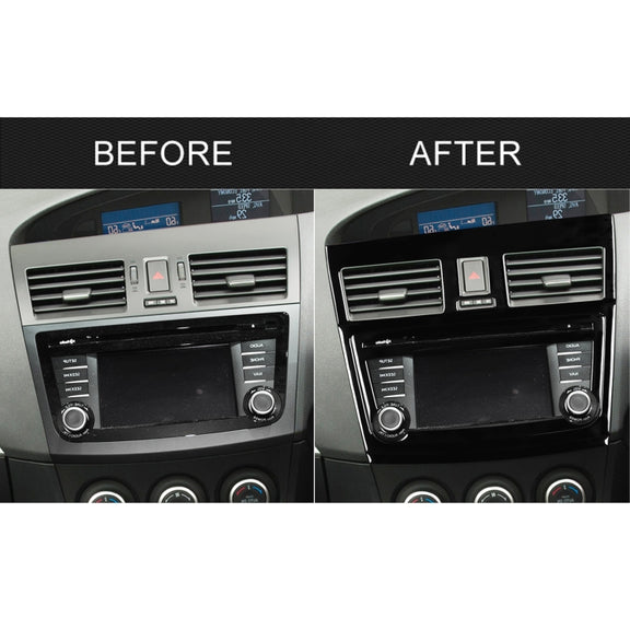 For Mazda 3 Axela 2010-2013 5 in 1 Car Central Control Navigation Set B Decorative Sticker, Right Drive