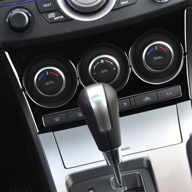 For Mazda 3 Axela 2010-2013 Car AC Button A Decorative Sticker, Left and Right Drive Universal