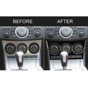 For Mazda 3 Axela 2010-2013 Car AC Button A Decorative Sticker, Left and Right Drive Universal