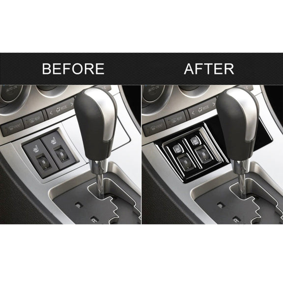 For Mazda 3 Axela 2010-2013 Car Seat Heating Button Set Decorative Sticker, Left and Right Drive Universal