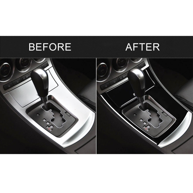 For Mazda 3 Axela 2010-2013 2 in 1 Car Gear Frame Set A Decorative Sticker, Left Drive