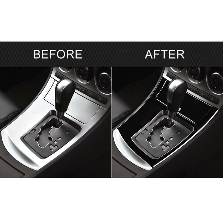 For Mazda 3 Axela 2010-2013 2 in 1 Car Gear Frame Set A Decorative Sticker, Right Drive