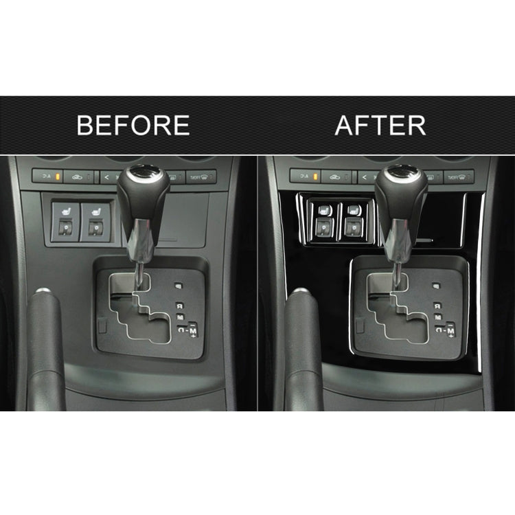 For Mazda 3 Axela 2010-2013 5 in 1 Car Gear Frame Set B Decorative Sticker, Right Drive