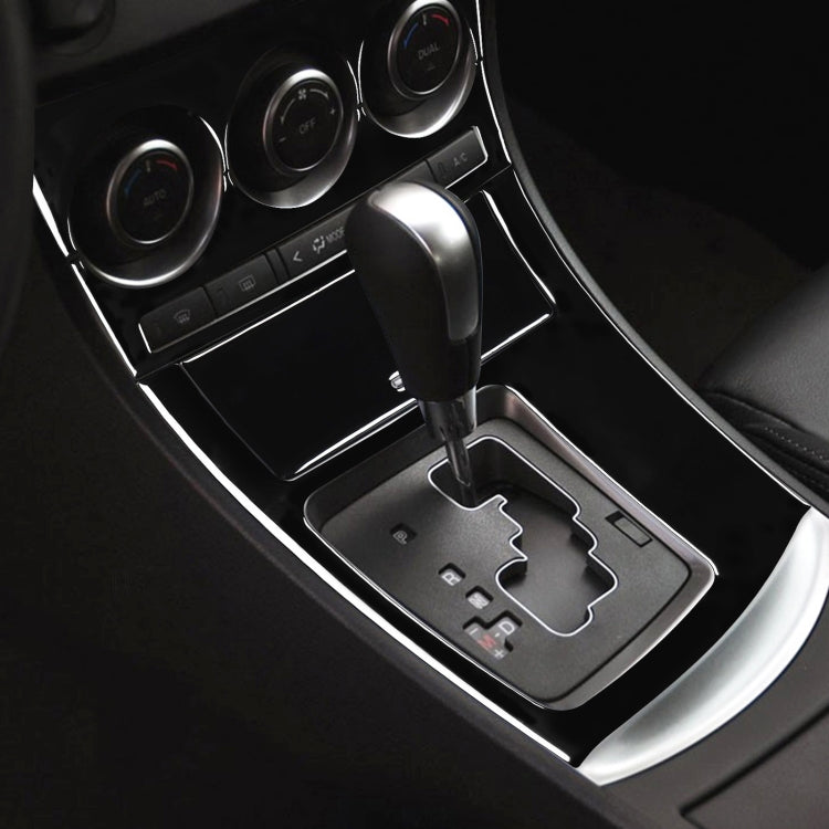 For Mazda 3 Axela 2010-2013 4 in 1 Car AC Gear Frame Set A Decorative Sticker, Left Drive
