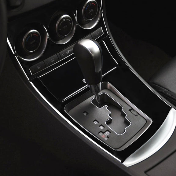 For Mazda 3 Axela 2010-2013 4 in 1 Car AC Gear Frame Set A Decorative Sticker, Left Drive