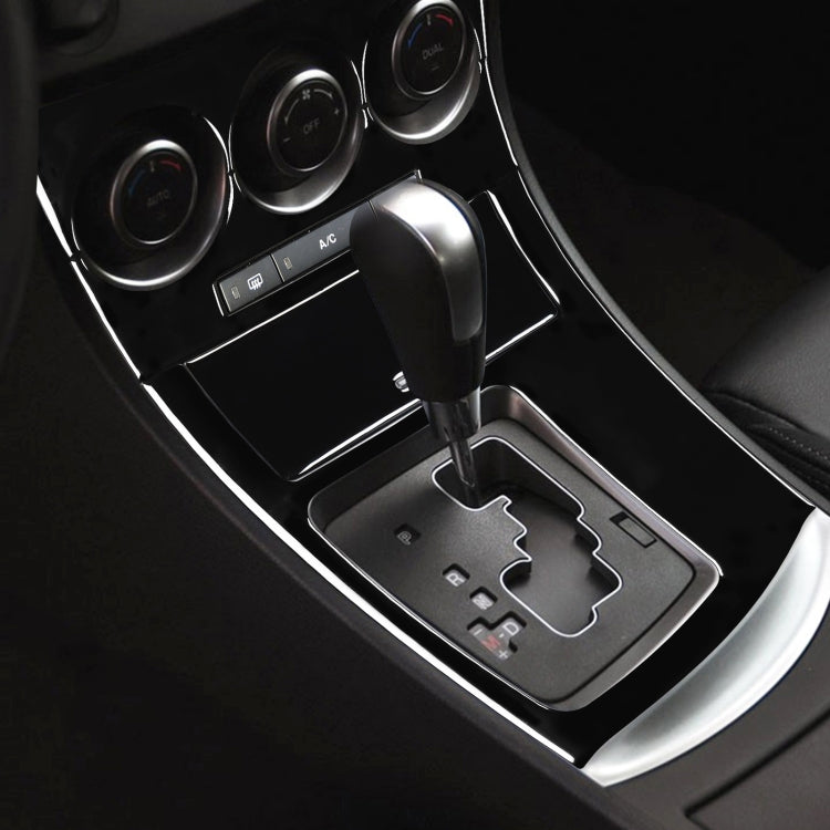 For Mazda 3 Axela 2010-2013 4 in 1 Car AC Gear Frame Set B Decorative Sticker, Left Drive