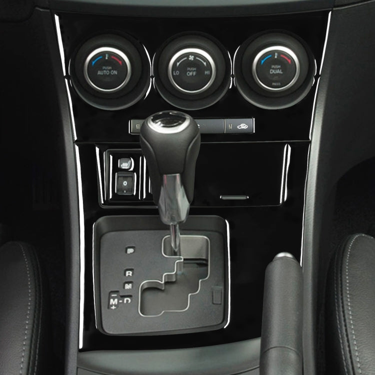 For Mazda 3 Axela 2010-2013 7 in 1 Car AC Gear Frame Set D Decorative Sticker, Left Drive